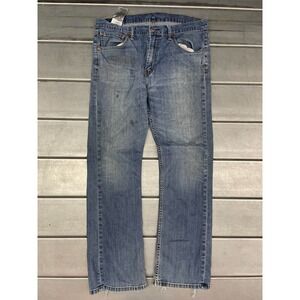 Levis 527‎ Jeans Mens 35X31 Blue Medium Wash Denim Bootcut